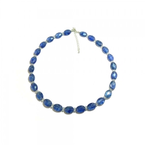 Deep Blue Faceted Beaded Tanzanite Necklace Deep Blue Faceted Beaded Tanzanite Necklace